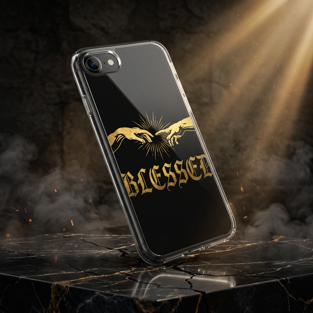 BLESSED — Creation of Adam Phone Case