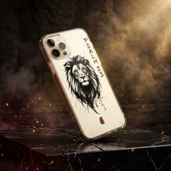 PSALM 23 — Lion of Judah Phone Case